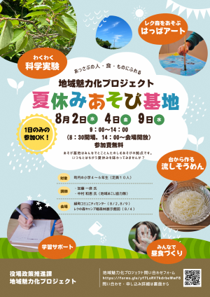 夏休みあそびあそび基地（表）