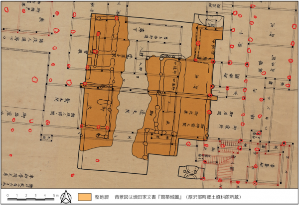 築城図とは一致しない