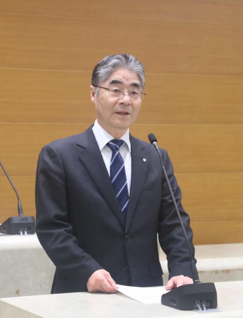 町政執行方針写真